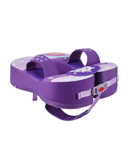 Mambobaby Swimming Waist Float-Air Free Foam Design with Crotch Strap & Double Lock Mechanism-Unicorn-Purple