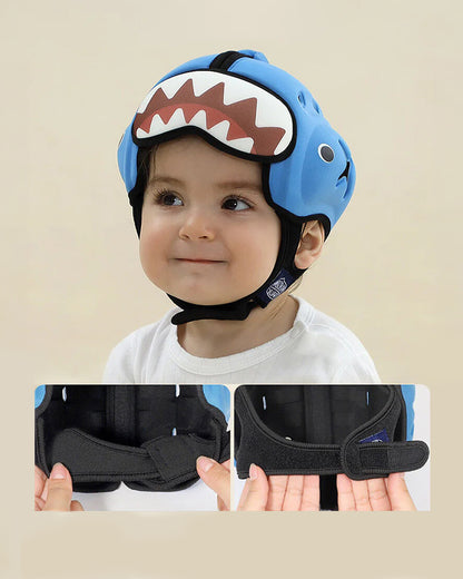 Mambobaby Baby Protective Headgear-Lightweight Anti-Collision Design-Dragon-Blue