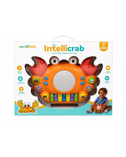 Innovador Intellicrab Musical Toy with Piano & Drum Pad-12M+