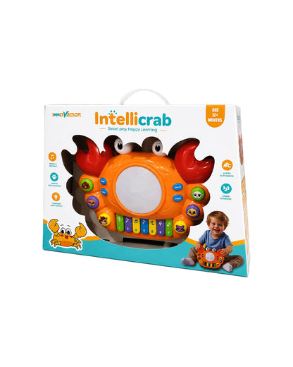 Innovador Intellicrab Musical Toy with Piano & Drum Pad-12M+