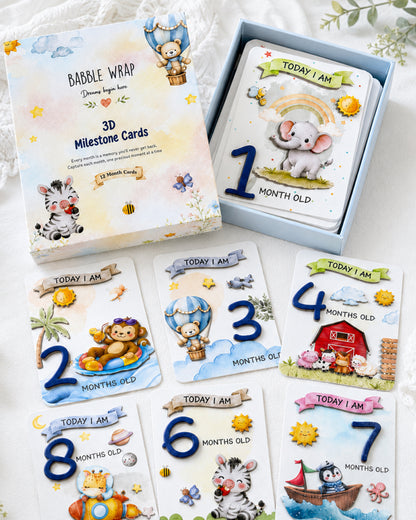 Babble Wrap Things Around Us Flash Cards-20 High Contrast Images-Boosts Brain Skills-Learning & Educational Toys-0 to 3M