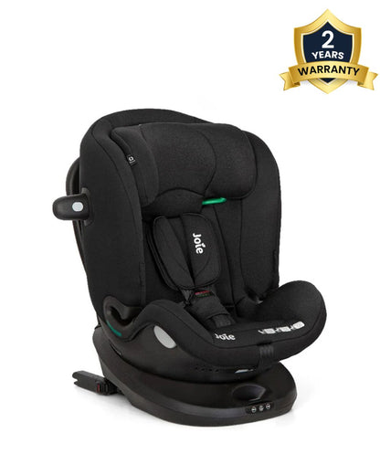 Joie i-Spin Multiway Baby Car Seat-Convertible Car Seat (Front & Rear Facing)-360 Degrees Rotation-6 Positions Recline-2 Years Warranty-0 to 7Y (Upto 25 kg)-Shale