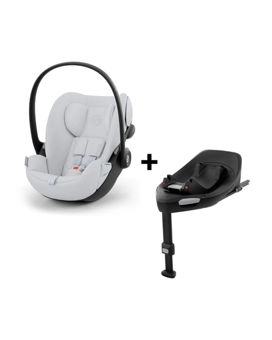 Cybex Cloud G i-Size Baby Car Seat With ISOFIX Base G3-Fog Grey