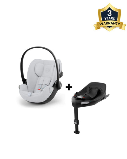 Cybex Cloud G i-Size Baby Car Seat With ISOFIX Base G3-Fog Grey