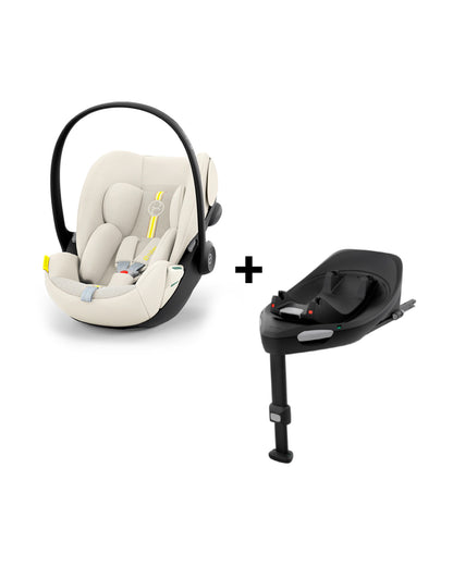 Cybex Cloud G i-Size PLUS Baby Car Seat With ISOFIX Base G3-Seashell Beige