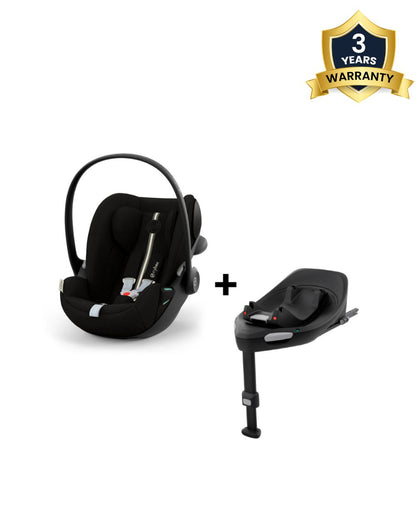 Cybex Cloud G3 PLUS Baby Car Seat With ISOFIX Base G3-Moon Black