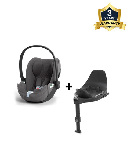 Cybex Cloud T i-Size PLUS Baby Car Seat With ISOFIX Base T-Mirage Grey