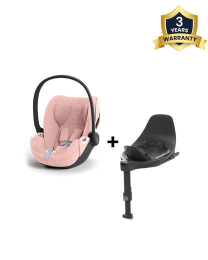 Cybex Cloud T i-Size PLUS Baby Car Seat With ISOFIX Base T-Peach Pink