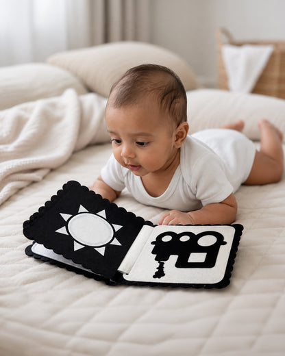 Babble Wrap My First High Contrast Book-Perfect for Tummy Time & Play-Learning & Educational Toys-0M+