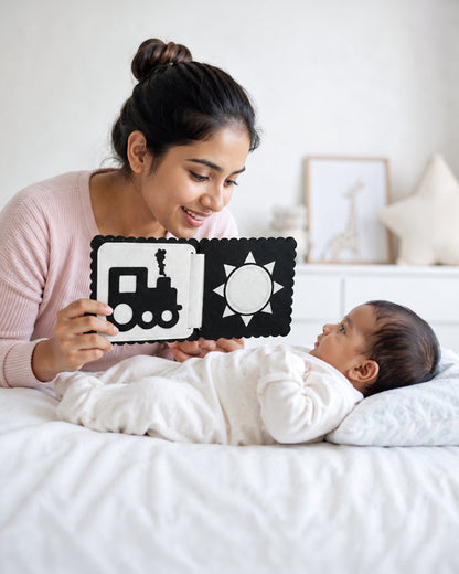 Babble Wrap My First High Contrast Book-Perfect for Tummy Time & Play-Learning & Educational Toys-0M+