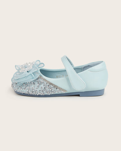 NINO BELLO Blue Elsa Velcro Bellies For Infants