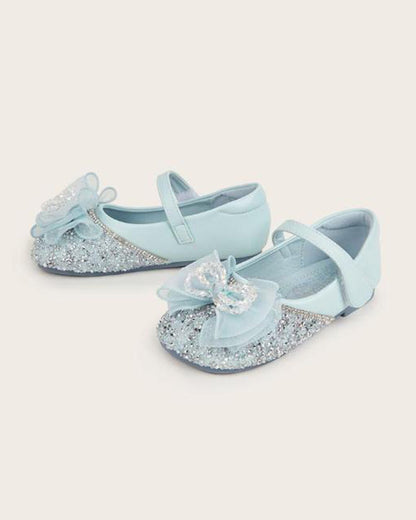 NINO BELLO Blue Elsa Velcro Bellies For Infants