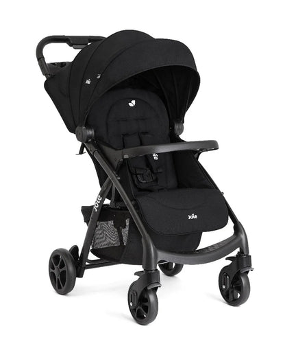 Joie Muze LX Baby Stroller-One Hand Fold-Flat Reclining-For 0 to 3Y (Upto 15Kg)-Raven