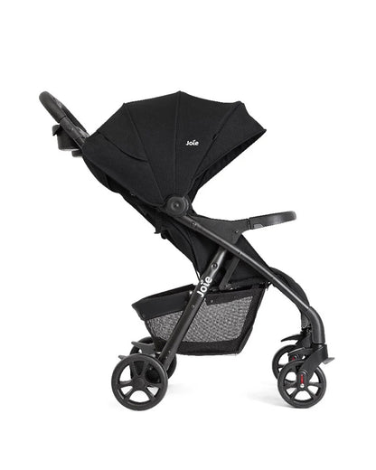 Joie Muze LX Baby Stroller-One Hand Fold-Flat Reclining-For 0 to 3Y (Upto 15Kg)-Raven