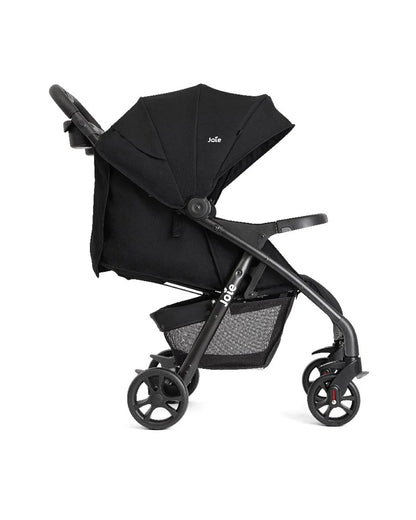 Joie Muze LX Baby Stroller-One Hand Fold-Flat Reclining-For 0 to 3Y (Upto 15Kg)-Raven