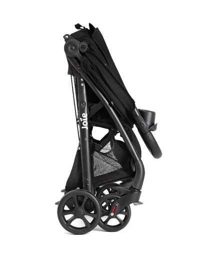 Joie Muze LX Baby Stroller-One Hand Fold-Flat Reclining-For 0 to 3Y (Upto 15Kg)-Raven