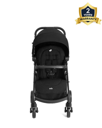 Joie Muze LX Baby Stroller-One Hand Fold-Flat Reclining-For 0 to 3Y (Upto 15Kg)-Raven