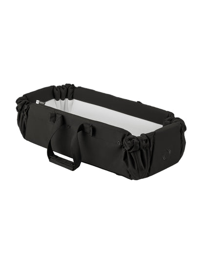 Bugaboo Baby Nest-Compatible With All Bugaboo Strollers-Unfolds Into Cushioned Playmat-Carry Straps & Firm Ergonomic Mattress-For 0 to 6M (Upto 9 kg)-Heritage Black