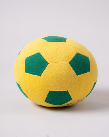 Pomme Soccer Ball Cotton Knitted Soft Toy-Plush Cuddly Toy For Newborn