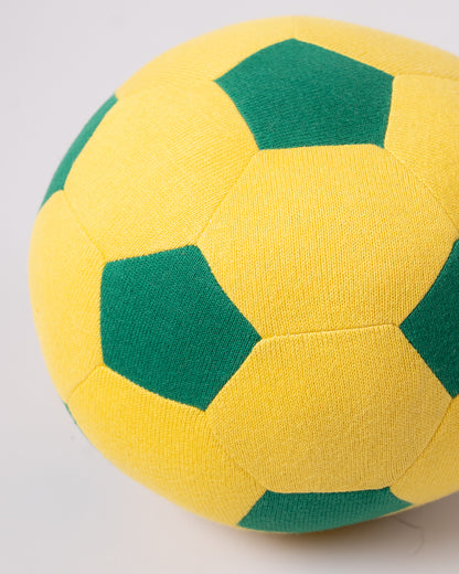 Pomme Soccer Ball Cotton Knitted Soft Toy-Plush Cuddly Toy For Newborn
