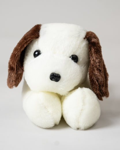 Just Bear Sleepy Dog Soft Toy-Plush Cuddly & Huggable Dog-36M+