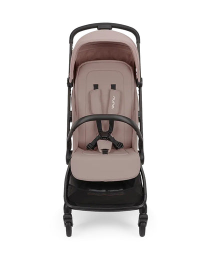 Nuna Via Cabn-Cabin Approved Stroller-One Hand Fold-Flat Reclining Seat-Car Seat Compatible-Includes Travel Bag-2 Years Warranty-For 0 to 4Y (Upto 22 kg)-Calla