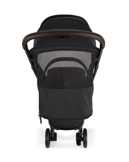 Nuna Via Cabn-Cabin Approved Stroller-One Hand Fold-Flat Reclining Seat-Car Seat Compatible-Includes Travel Bag-2 Years Warranty-For 0 to 4Y (Upto 22 kg)-Caviar