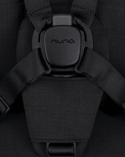 Nuna Via Cabn-Cabin Approved Stroller-One Hand Fold-Flat Reclining Seat-Car Seat Compatible-Includes Travel Bag-2 Years Warranty-For 0 to 4Y (Upto 22 kg)-Caviar