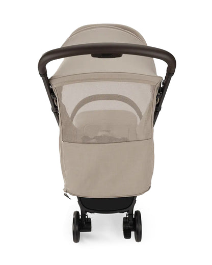Nuna Via Cabn-Cabin Approved Stroller-One Hand Fold-Flat Reclining Seat-Car Seat Compatible-Includes Travel Bag-2 Years Warranty-For 0 to 4Y (Upto 22 kg)-Chateau