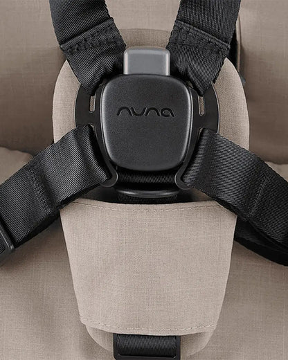 Nuna Via Cabn-Cabin Approved Stroller-One Hand Fold-Flat Reclining Seat-Car Seat Compatible-Includes Travel Bag-2 Years Warranty-For 0 to 4Y (Upto 22 kg)-Chateau