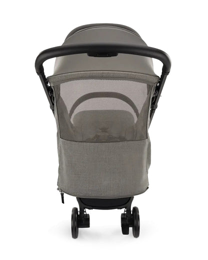 Nuna Via Cabn-Cabin Approved Stroller-One Hand Fold-Flat Reclining Seat-Car Seat Compatible-Includes Travel Bag-2 Years Warranty-For 0 to 4Y (Upto 22 kg)-Thunder