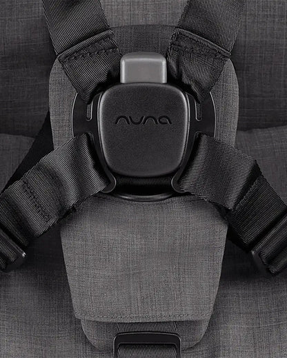 Nuna Via Cabn-Cabin Approved Stroller-One Hand Fold-Flat Reclining Seat-Car Seat Compatible-Includes Travel Bag-2 Years Warranty-For 0 to 4Y (Upto 22 kg)-Thunder
