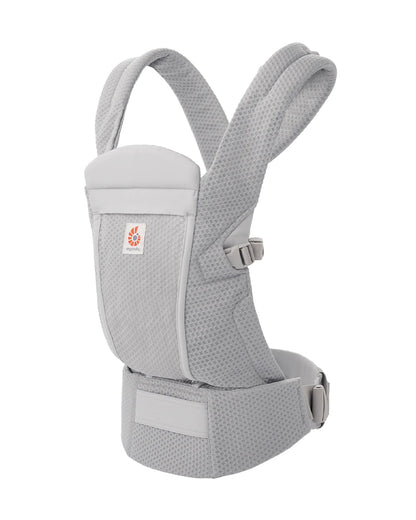 Ergobaby Omni Lite Baby Carrier-With 1 Carry Positions-Adjustable Cross Shoulder Strap-Patented Bucket Seat-For 0 to 2Y (3.2 to 15.9 kg)-Pearl Grey