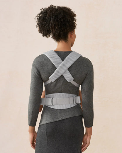 Ergobaby Omni Lite Baby Carrier-With 1 Carry Positions-Adjustable Cross Shoulder Strap-Patented Bucket Seat-For 0 to 2Y (3.2 to 15.9 kg)-Pearl Grey