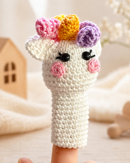 Babble Wrap Magical Friends Finger Puppet Set-Interactive Storytelling Soft Toy for Newborn