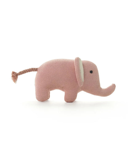 Pluchi Pink Harris The Elephant-Promotes Tactile Stimulation-Easily Washable-Knitted Soft Toy-Plush Cuddly Toy For Newborn
