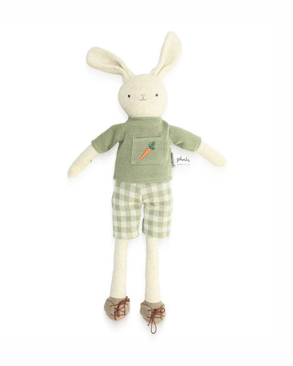 Pluchi Percy Purrlock Topy Mint Cotton Knitted Stuffed Soft Toy-Promotes Visual Stimulation-Plush Cuddly Toy For Newborn
