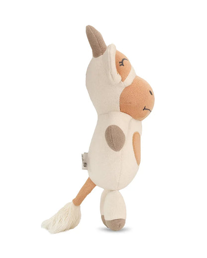 Pluchi Clementine the Cow Cotton Knitted Stuffed Soft Toy-Promotes Visual Stimulation-Plush Cuddly Toy For Newborn