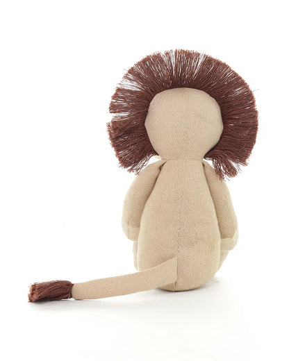 Pluchi Simba the Lion Cotton Knitted Stuffed Soft Toy-Promotes Visual Stimulation-Plush Cuddly Toy For Newborn