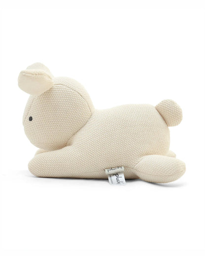 Pluchi Hush Bunny Music Cotton Knitted Stuffed Soft Toy-Washable Plush Cuddly Toy For Newborn