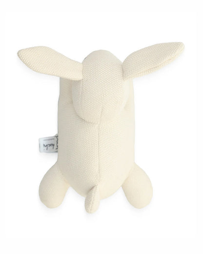 Pluchi Hush Bunny Music Cotton Knitted Stuffed Soft Toy-Washable Plush Cuddly Toy For Newborn