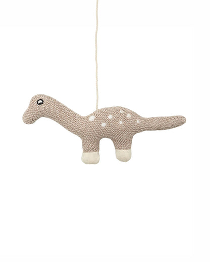 Pomme Knitted Cot Mobile-Nordic Dinos Theme-100% Premium Combed Cotton