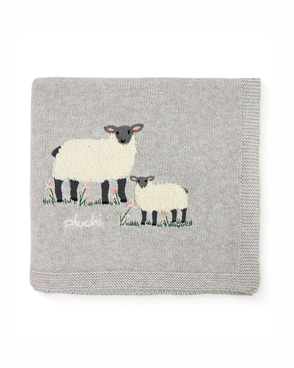 Pluchi Snowy the Sheep Snuggle Gift Bundle-Pack of 2-Gift For Baby Shower & Baby Birthday