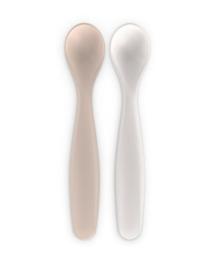 Suavinex Wonderland Weaning Spoon-Dishwasher Safe-Pink & White-6M+