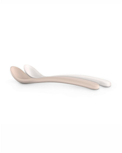 Suavinex Wonderland Weaning Spoon-Dishwasher Safe-Pink & White-6M+