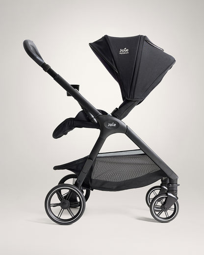 Joie Valora Lighweight Stroller-Reversible & Flat Reclining Seat-Height Adjustable Parent Handle Bar-One Hand Fold-6 Months Warranty-For 0 to 4Y (Upto 22 kg)-Eclipse