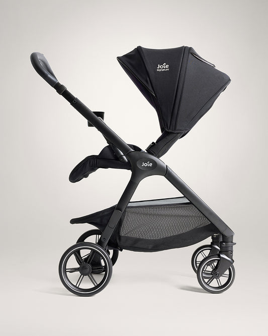 Joie Valora Lighweight Stroller-Reversible & Flat Reclining Seat-Height Adjustable Parent Handle Bar-One Hand Fold-2 Years Warranty-For 0 to 4Y (Upto 22 kg)-Eclipse