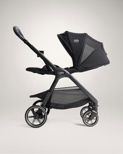 Joie Valora Lighweight Stroller-Reversible & Flat Reclining Seat-Height Adjustable Parent Handle Bar-One Hand Fold-6 Months Warranty-For 0 to 4Y (Upto 22 kg)-Eclipse