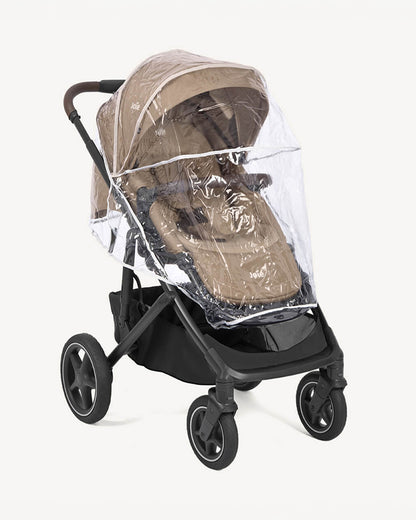Joie Elara Stroller-Reversible & Flat Reclining Seat-Height Adjustable Parent Handle Bar-One Hand Fold-6 Months Warranty-For 0 to 4Y (Upto 22 kg)-Cashew