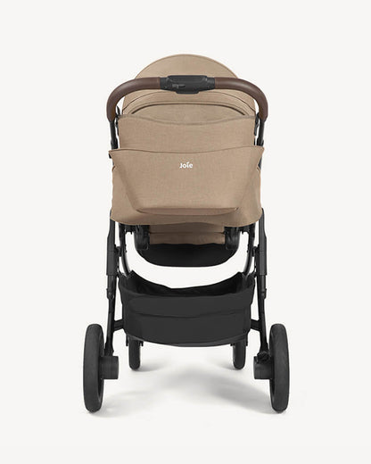 Joie Elara Stroller-Reversible & Flat Reclining Seat-Height Adjustable Parent Handle Bar-One Hand Fold-6 Months Warranty-For 0 to 4Y (Upto 22 kg)-Cashew